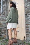 Khaki knit jumper