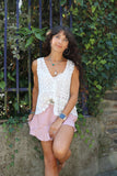 Floral lace top