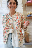 Floral quilted jacket