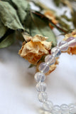 Clear quartz stone bracelet