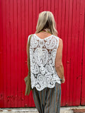 Paisley crochet top