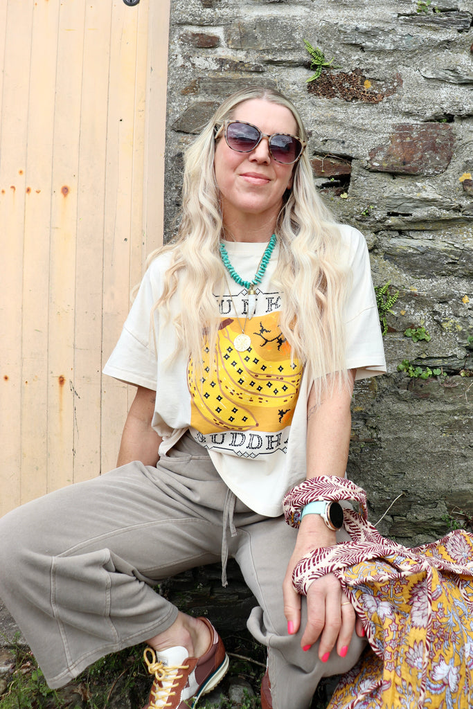 Funky buddha oversized tee