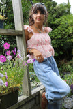 Floral chiffon top