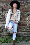 Concho buckle braided belt