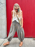 Colourful Stripe balloon trousers