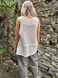 Longline crochet top