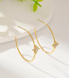 Star hoops (Gold)
