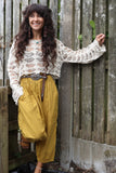 Scalloped fan crochet top