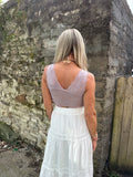 Lace balcony bralette (Lilac)