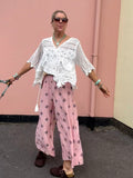 Mosaic printed trousers