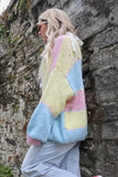 Pastel whip stitch cardigany