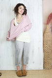 Light pink layered sweater