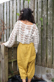 Scalloped fan crochet top
