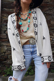Concho buckle braided belt