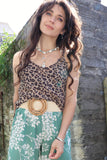 Leopard print cami