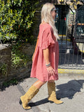 Rose tea dress