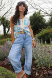Granny square crochet top