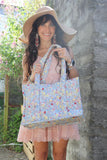 Ditsy floral quilted bag
