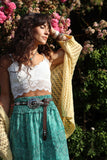 Open knit cardigan (Butter yellow)