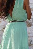 Western turquoise stone belt
