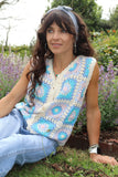 Granny square crochet top