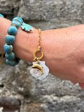 Clam shell bracelet (Gold)