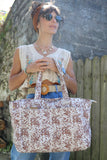 Floral Paisley quilted bag
