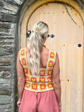 Granny square crochet top