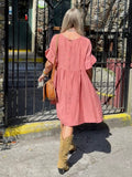 Rose tea dress