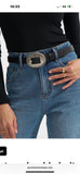 Vintage buckle belt (Black)