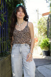 Leopard print cami