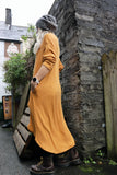 Long dip back top (Mustard)