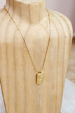Moon and stars pendant necklace