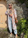 Paisley floral kimono
