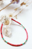 Red beaded bracelet