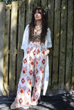 Diamond paisley trousers