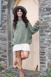 Khaki knit jumper