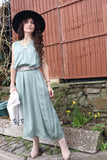 Embroidered belt (Beige)