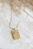 The stars tarot card necklace