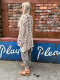 Square crochet cardigan