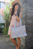 Ditsy floral quilted bag