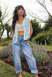 Granny square crochet top