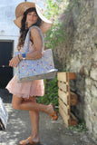 Ditsy floral quilted bag