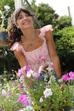 Floral chiffon top
