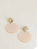 Mermaid shell earrings