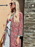 Paisley button up kimono
