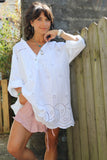 White broderie shirt