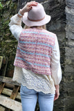 Pastel knit waistcoat