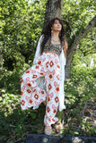 Diamond paisley trousers