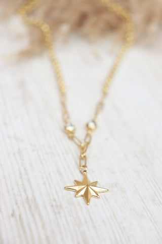 Shooting star necklace